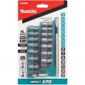 Makita E-19320 - 16PC XPS 1/4”sq X 150mm Impact Socket & Adaptor Set 